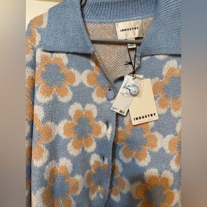 Industry Flower cropped cardigan Medium